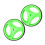 2Sets Durable Light Bike Training Wheels Flashing Auxiliary 3