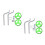 2Sets Durable Light Bike Training Wheels Flashing Auxiliary 4