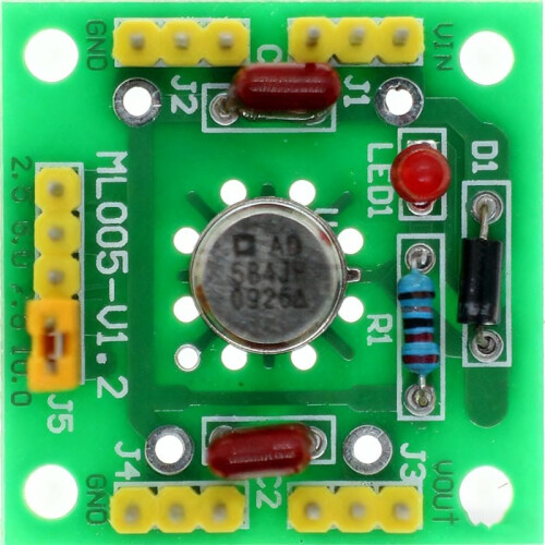 AD584 High-Precision Voltage Reference Module 4-Channel 2.5V / 5V / 7.5V / 10V 1