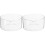 2Pcs Compact Transparent Glass Evaporation Crystallizing Dish for Lab 4