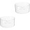 2Pcs Compact Transparent Glass Evaporation Crystallizing Dish for Lab 5