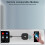 Wireless Android Auto Car Adapter, Wireless Carplay Dongle Convert Wired to Wireless for Android/ Plug and 4