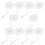 40St Sterk Polyester Drawstring Touw Broeken En Hoodies, Wit 2
