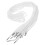 40St Sterk Polyester Drawstring Touw Broeken En Hoodies, Wit 3