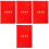 4St Rood Weekplanner Notitieboekje Organizer 5