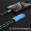 8K 60Hz USB C (Compatible with Thunderbolt3/4) to -Compatible Adapter Cable Full Function Data Cable, 1.8m 4