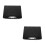 2St Draagbare Microfoon Opbergcase Waterdicht Hard Plastic Beschermend 8