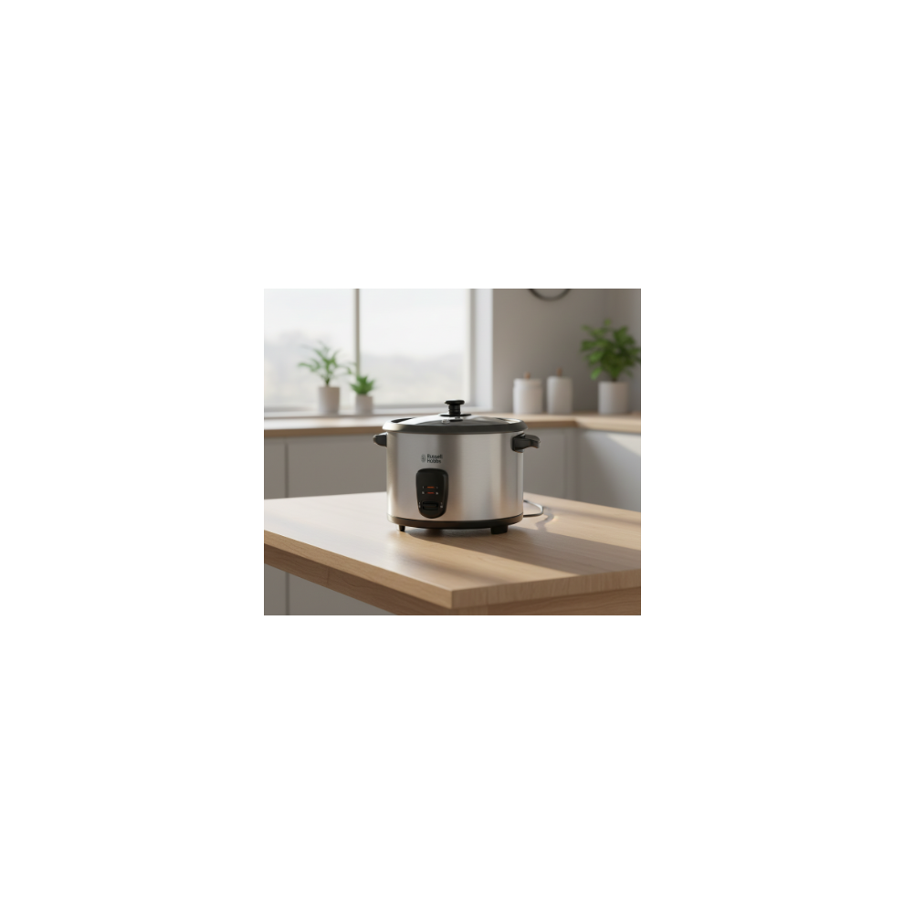 Russell Hobbs Electric Rice Cooker & Steamer Stainless Steel - Silver