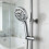 Duschkopf mit 10 Funktionen und Spritzpistole Silver 5