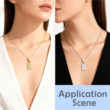 100 Attaches de Bijoux en Or et en Argent, Connecteurs Plats pour Pendentifs, Idéales pour la Création de Colliers.