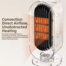 Space Heater Indoor Portable Electric PTC Heater Desktop Fast Warming Bedroom Office Sitting Room US PULG