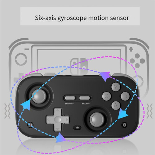 Pocket  Controller -Sized Gamepads 1000hz Hall Joystick Short Video Remote Control Suitable for NS2 PC Layout 2