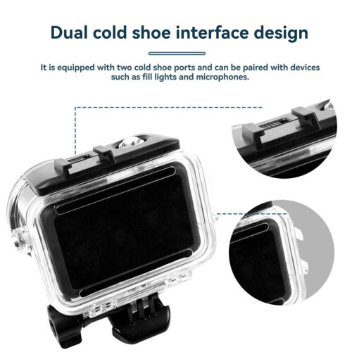 60M Waterproof Diving Case for  Action6 Underwater Housing Enhanced Camera Accessories 2