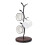 Countertop Mug Tree Stand - Coffee Cup Display & Storage Rack, Kitchen Counter Organizer, Black (Single Row) 2