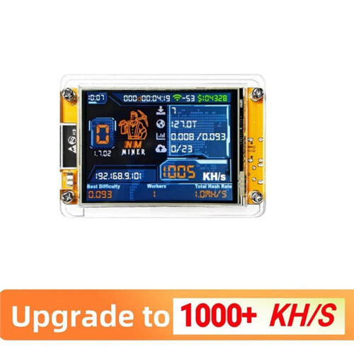 2 Unidades Do NMMiner NerdMiner Atualizado de 1000KH/S com Tela Inteligente de 2,8 Polegadas para Mineração de Bitcoin, Criptomoedas e Loterias 2
