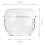 Bread Proofing Container Dough Container Storage Box Dough Kneading and Fermentation Box with Lid Non Stick Dough Box 8