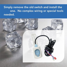 2 in 1 Ice Maker Water Float with Temperature Sensor for Commercial Ice Maker Cotlin Etc Ice Makers
