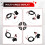 3D Printer Accessories for -3/3S Complete Printhead Kit with Fan 24V Hot End Kit 6