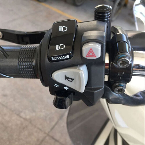 Handlebar Assembly 22mm Handlebar Assembly High Low  Hazard Light Turn Control for Click 125 150 1