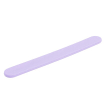 Spatole in silicone, 5 pezzi, riutilizzabili, antiaderenti, per la miscelazione della cera e la rimozione dei peli, viola.