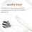 Leather Wing Divider Tool - 1pc Silver, 4mm, Premium Crafting Tool for Leather and DIY Projects 5