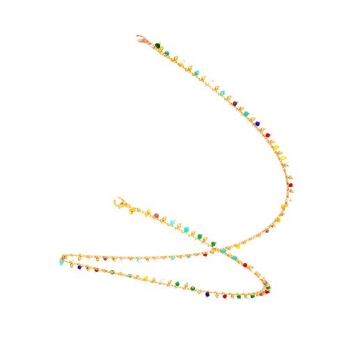 2Stk Eyeglass Chain Metall Brillenhalter Kette 1