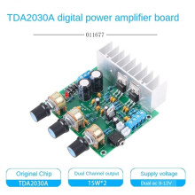 HiFi High Fidelity TDA2030A Dual Channel Amplifier Board 2.0 Fever Speaker Sounds 2x15W Finished Electronic DIY