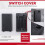 2 Pcs 3 x AAA 4.5V Battery Holder Case Box Wired /OFF  w Cover 6