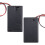 2 Pcs 3 x AAA 4.5V Battery Holder Case Box Wired /OFF  w Cover 7