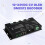 12CHx5A 12-24VDC CV OLED DMX512 Decoder D12A 4 PWM Frequency for RDM DMX Master DIM/CCT/RGB Decoding Mode Selectable 4