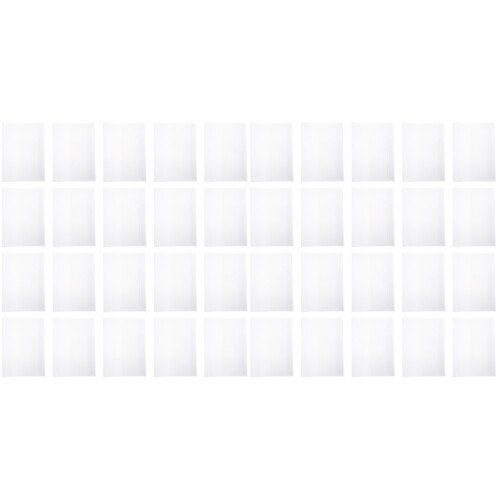 60Stk Wasserdichte Transparente Buchfolie Robuster Buchschutz 1