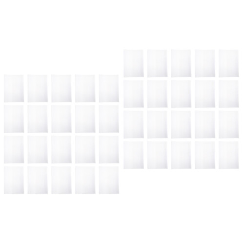 60Stk Wasserdichte Transparente Buchfolie Robuster Buchschutz 2