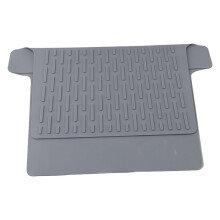 Tapis de Séparation en Silicone pour Évier Double, Résistant à la Chaleur, Antidérapant, Compatible Lave-Vaisselle, 44,7 X 32,5 cm