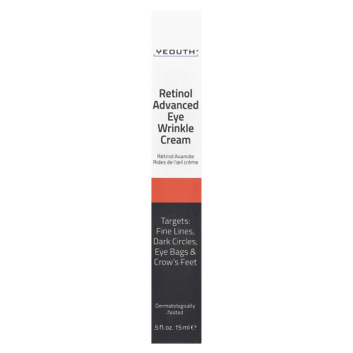 YEOUTH, Retinol Προηγμένη Αύξηση των Οφθαλμών, 0.5 fl oz (15 ml) 1
