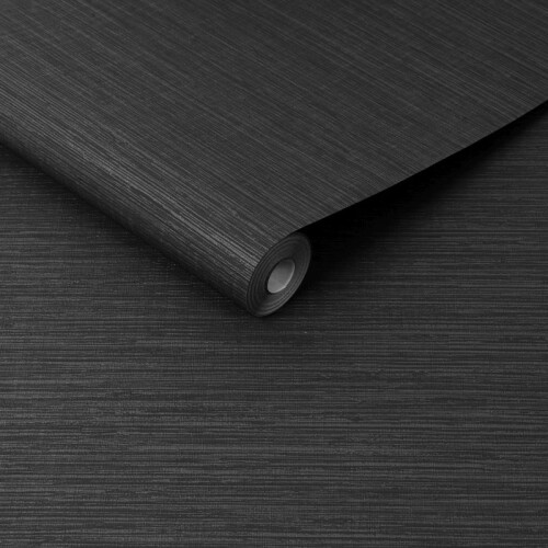 Superfresco Easy Superfresco Easy Black Serenity Textured Plain Wallpaper 1
