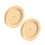 4Stk Hamster Futterhalter Holz Khaki Rund Futterspender Robust 10