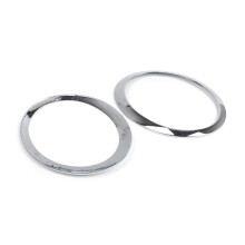 2Pcs Silver Headlight Rings Mini 2001-2006