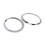 2Pcs Silver Headlight Rings Mini 2001-2006 1
