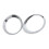 2Pcs Silver Headlight Rings Mini 2001-2006 2