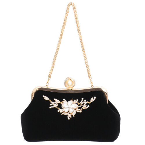 3Stk Damen Abendtasche Clutch Plüsch Mit , Elegant 1