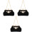 3Stk Damen Abendtasche Clutch Plüsch Mit , Elegant 4