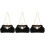 3Stk Damen Abendtasche Clutch Plüsch Mit , Elegant 5