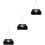 3Stk Damen Abendtasche Clutch Plüsch Mit , Elegant 6