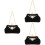 3Stk Damen Abendtasche Clutch Plüsch Mit , Elegant 7