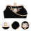 3Stk Damen Abendtasche Clutch Plüsch Mit , Elegant 11