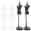 8Pièces Mannequin ABS Support Pour Déco Et Couture 2
