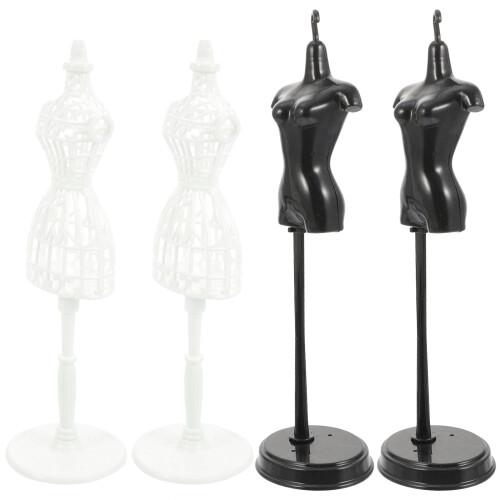 8Pièces Mannequin ABS Support Pour Déco Et Couture 1