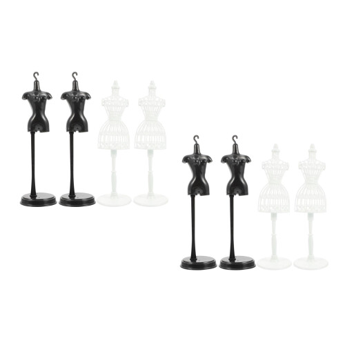 8Pièces Mannequin ABS Support Pour Déco Et Couture 2