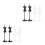 8Pièces Mannequin ABS Support Pour Déco Et Couture 4