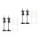 8Pièces Mannequin ABS Support Pour Déco Et Couture 5